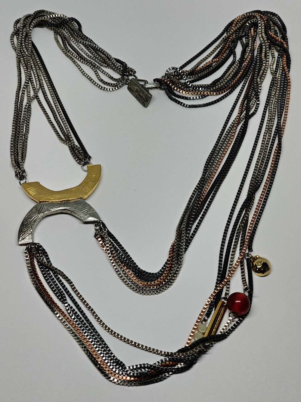 Anne Marie Chagnon Multistrand Chain Necklace